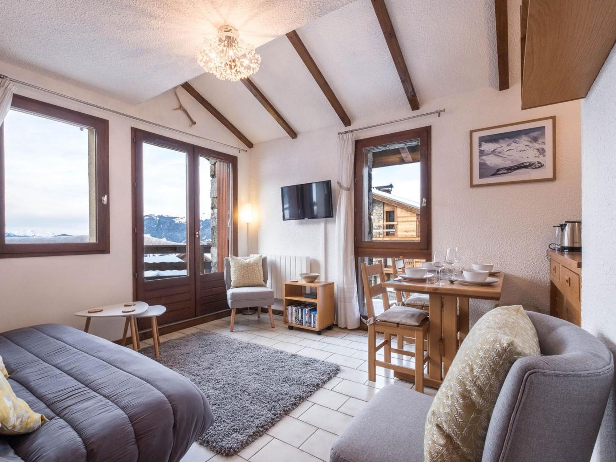 Appartement Moderne Pour 4 Personnes A Courchevel 1650, Proche Des Pistes - Fr-1-563-49 מראה חיצוני תמונה